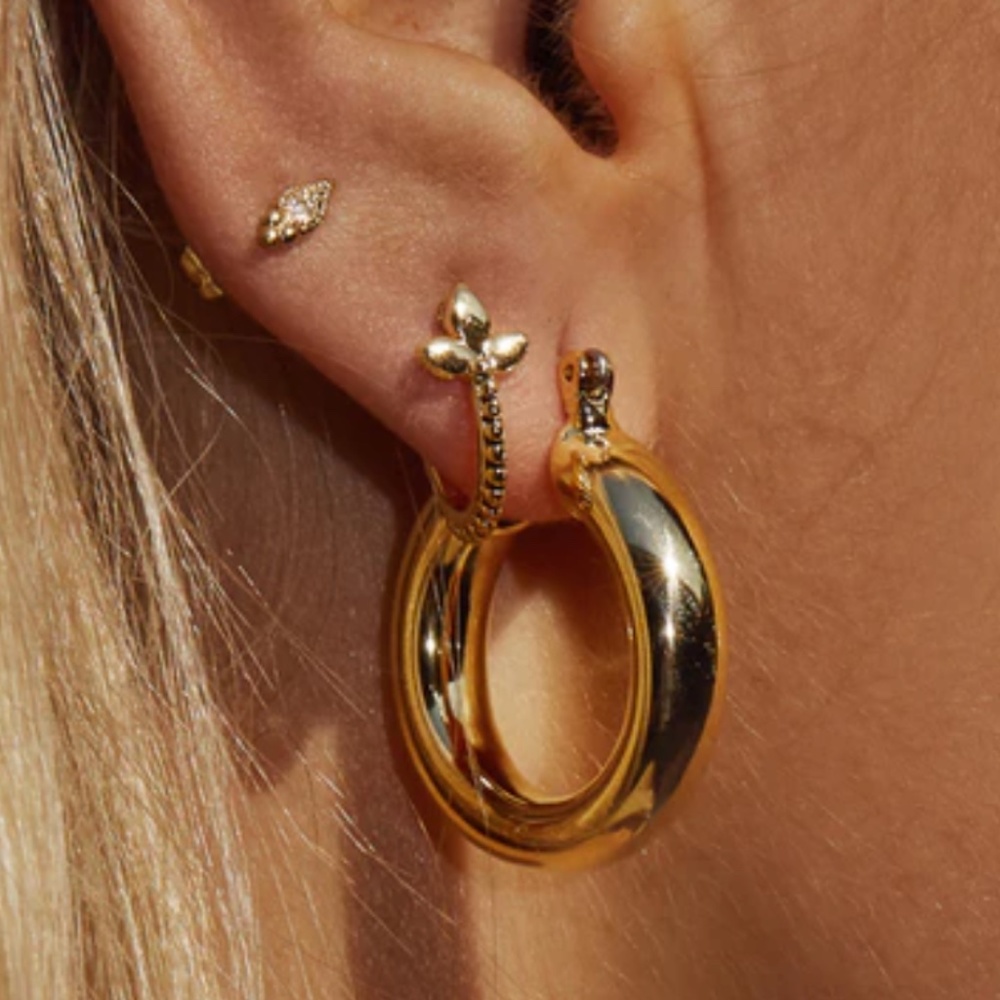 LUV AJ Baby Amalfi Tube Hoops
